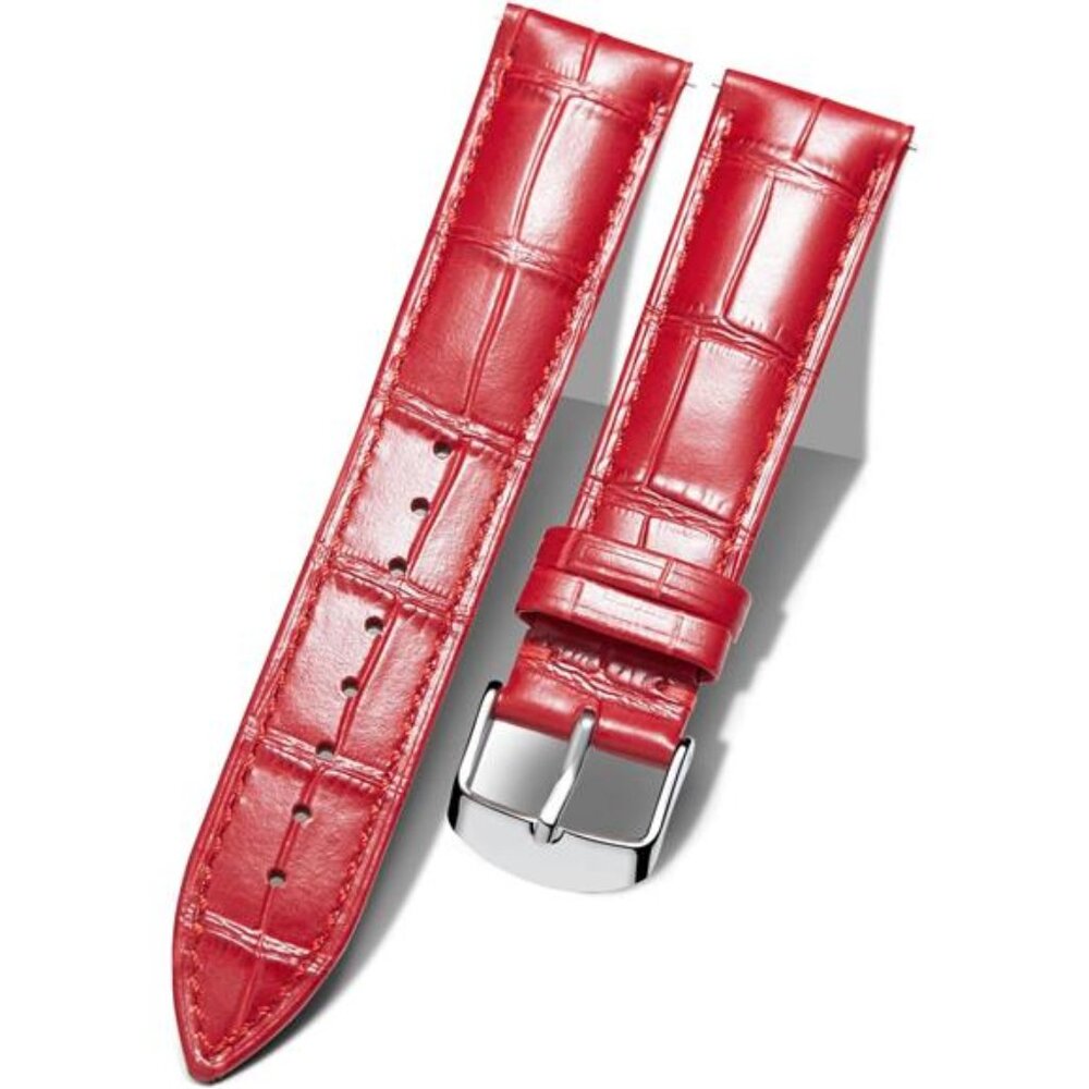 Leather Watch Band Genuine Calfskin Replacement Watch Strap Quick